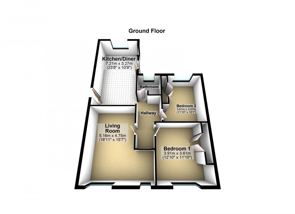 Floorplans For Mount, Huddersfield, West Yorkshire