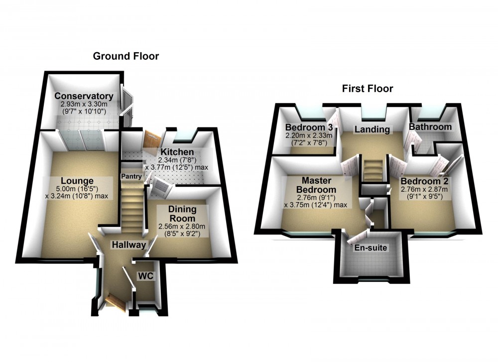 Floorplans For Netherton, Huddersfield, West Yorkshire