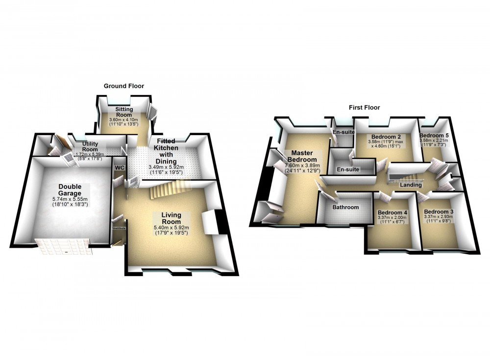 Floorplans For Totties, Holmfirth