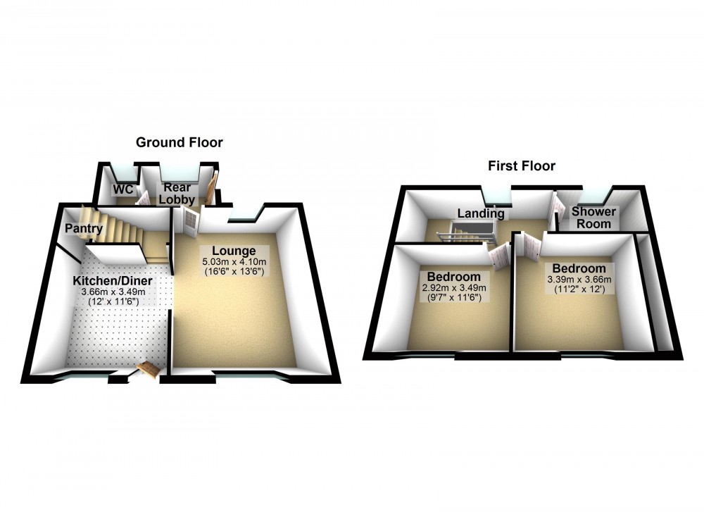 Floorplans For Houses Hill, Huddersfield