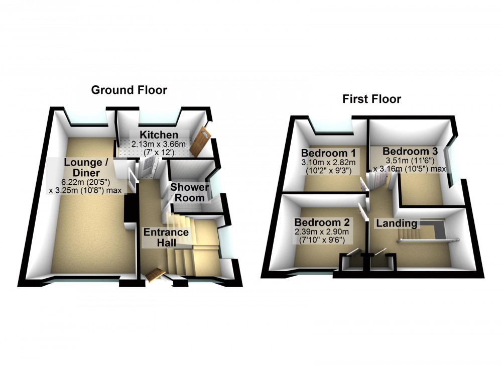 Floorplans For Brockholes, Holmfirth