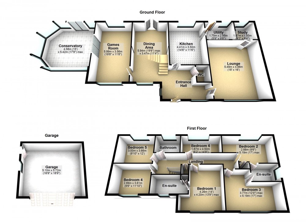 Floorplans For Honley, Holmfirth