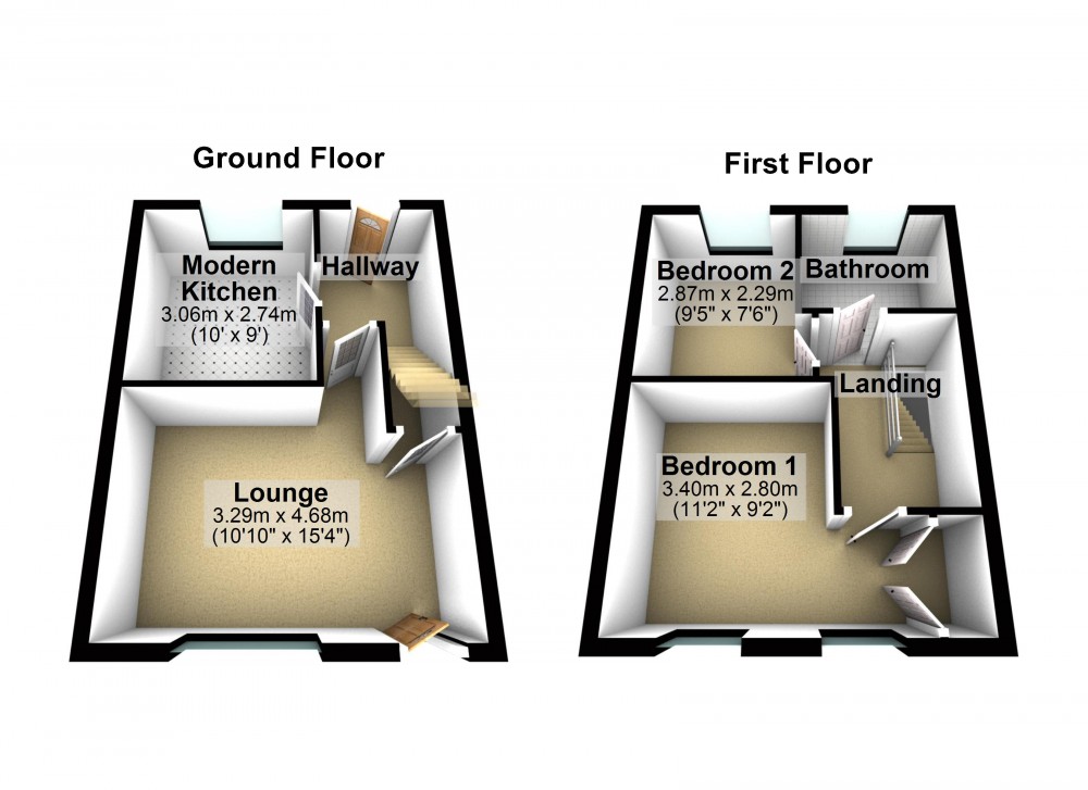 Floorplans For Honley, Holmfirth