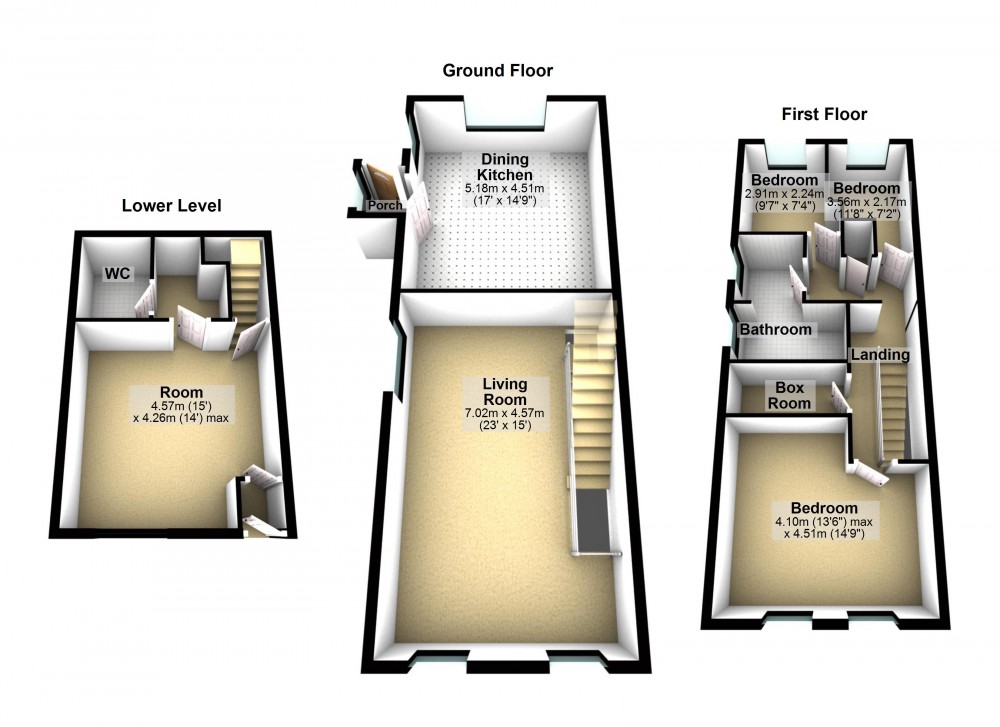 Floorplans For Wooldale, Holmfirth