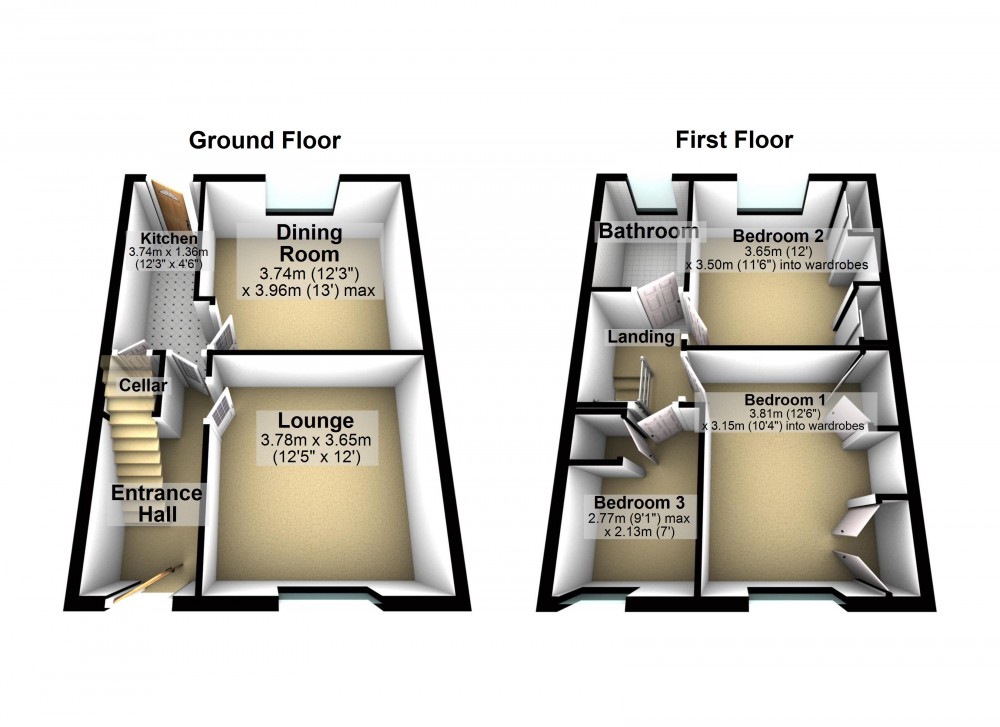 Floorplans For Honley, Holmfirth, West Yorkshire