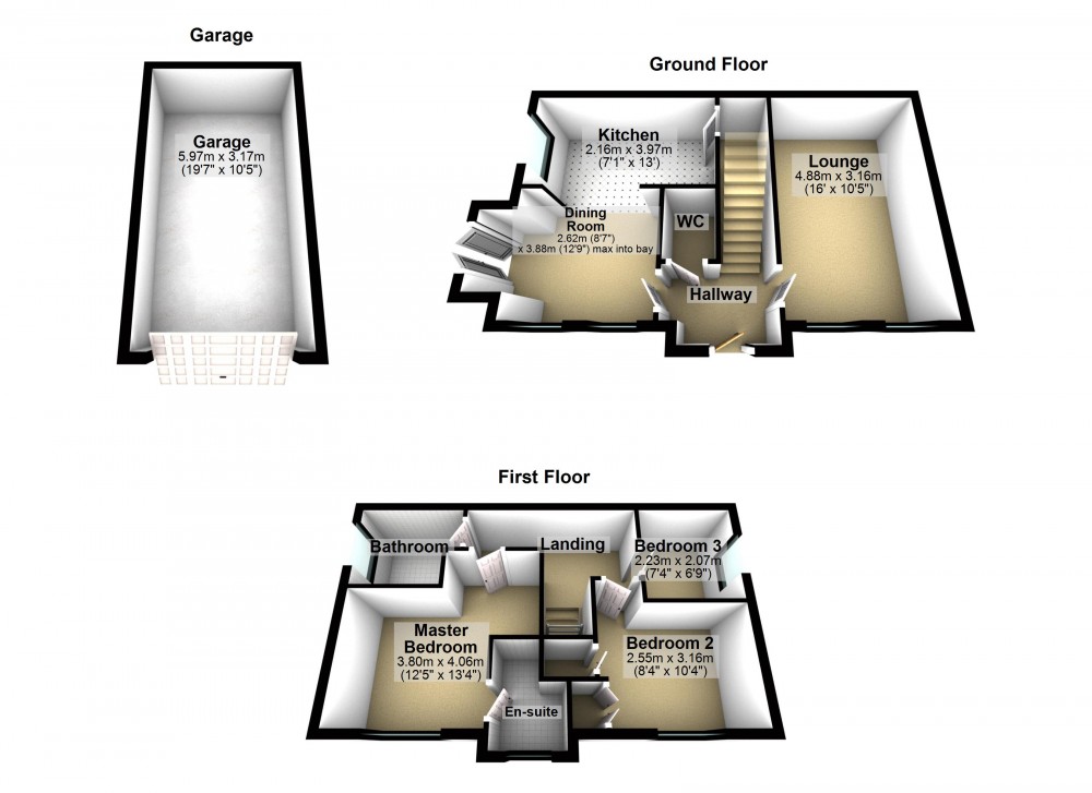 Floorplans For Meltham, Holmfirth