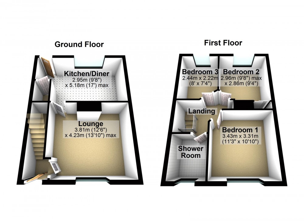 Floorplans For Honley, Holmfirth