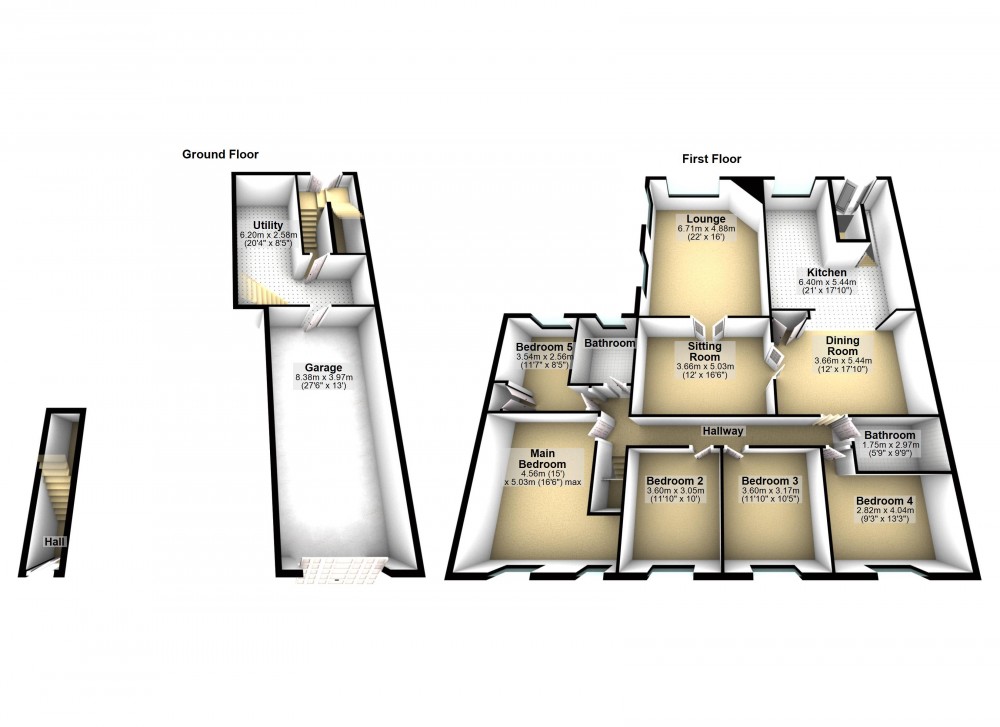 Floorplans For Scapegoat Hill, Huddersfield