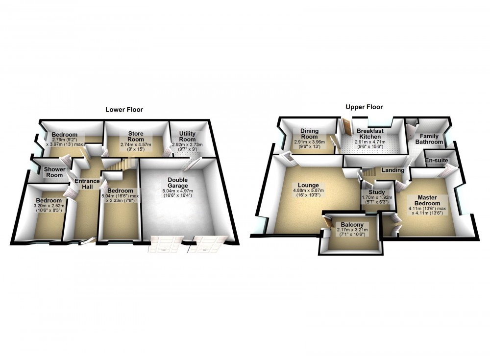 Floorplans For Brockholes, Holmfirth