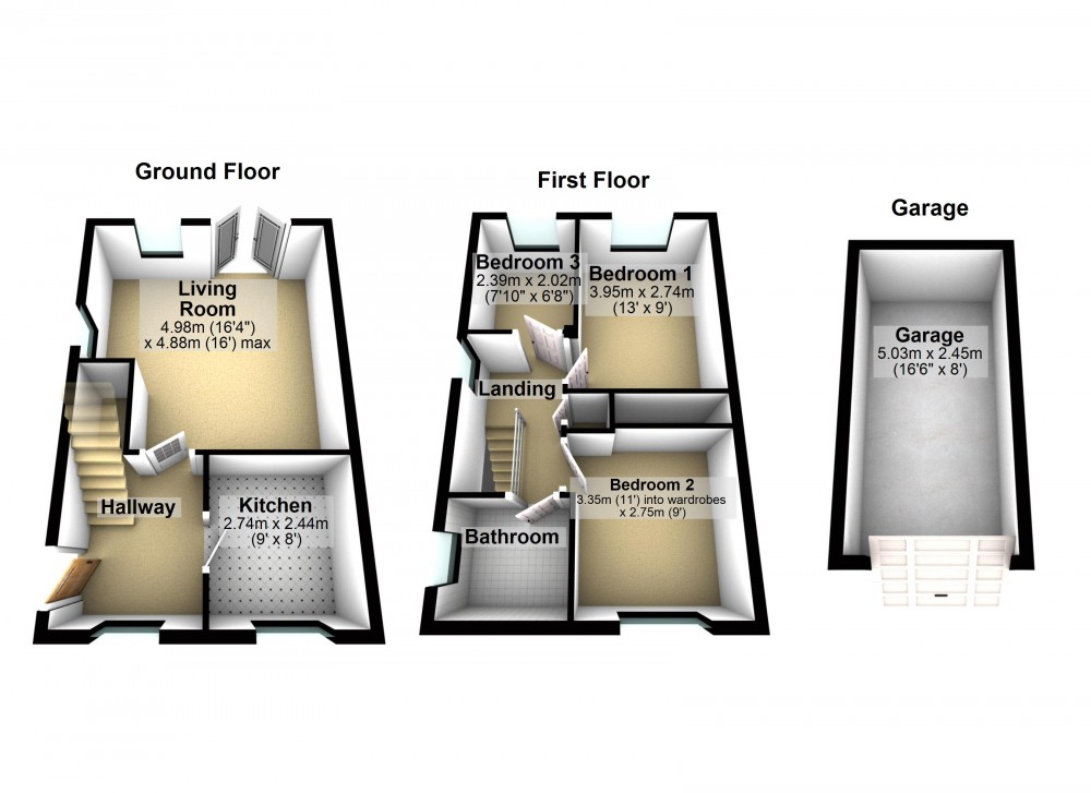 Floorplans For Netherton, Huddersfield