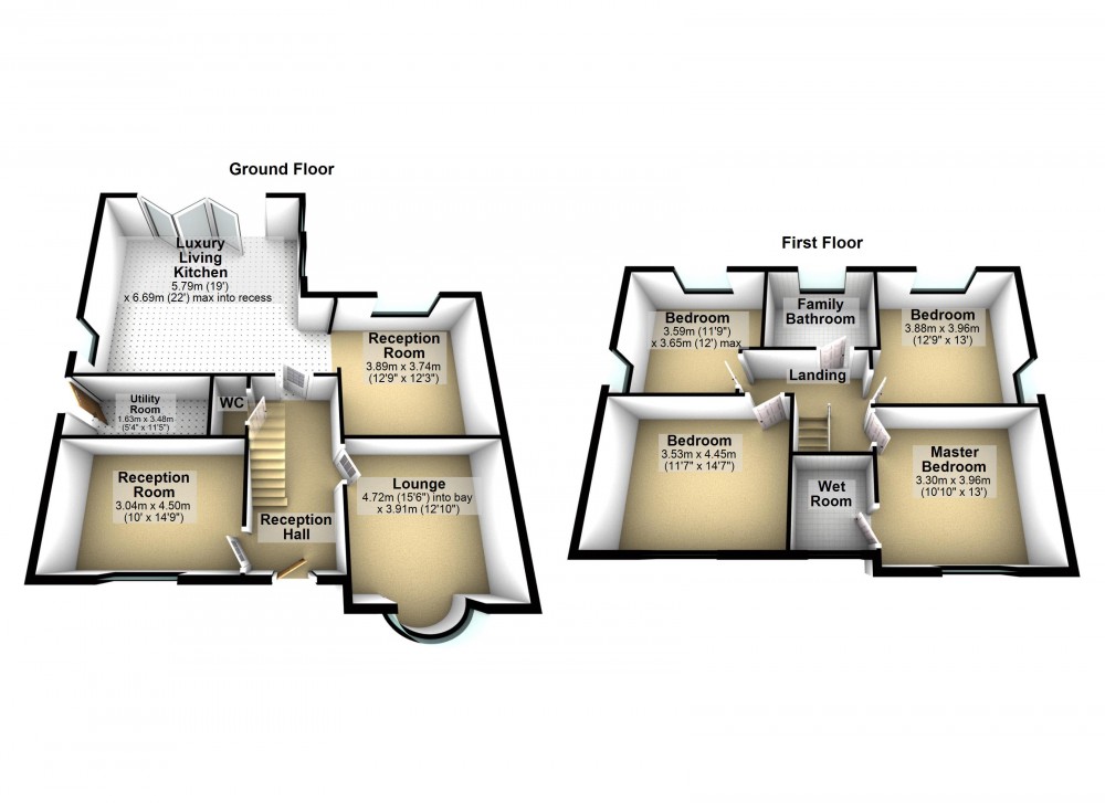 Floorplans For Wooldale, Holmfirth