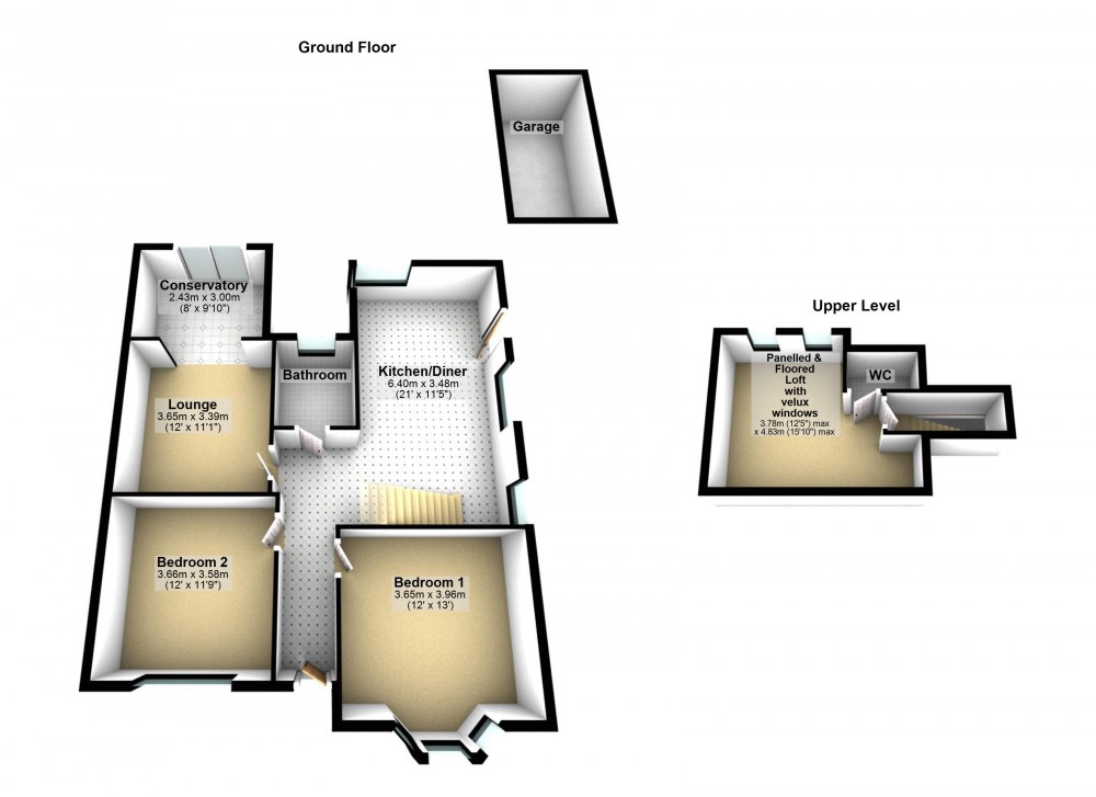 Floorplans For Almondbury, Huddersfield