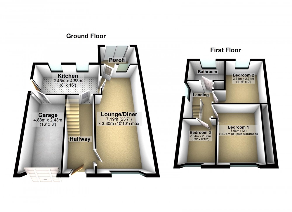 Floorplans For Honley, Holmfirth