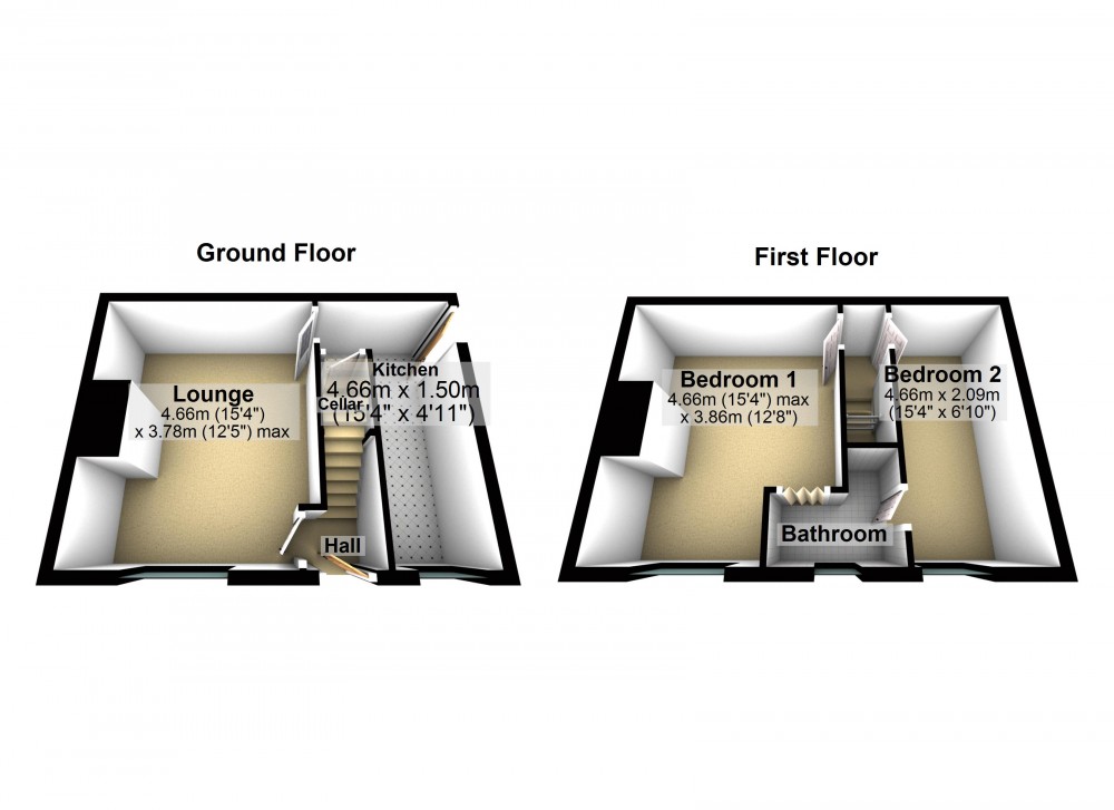 Floorplans For Taylor Hill, Huddersfield