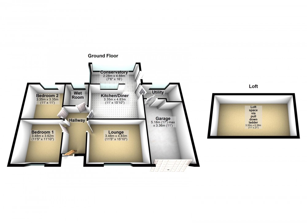 Floorplans For Honley, Holmfirth, West Yorkshire