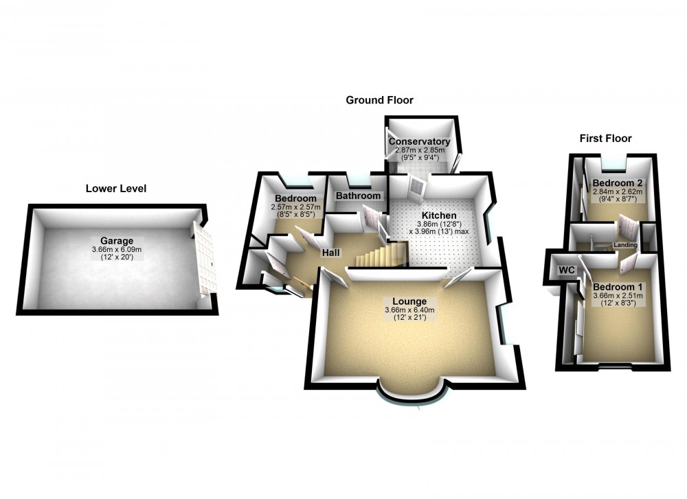 Floorplans For Taylor Hill, Huddersfield