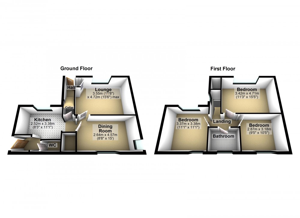 Floorplans For Honley, Holmfirth