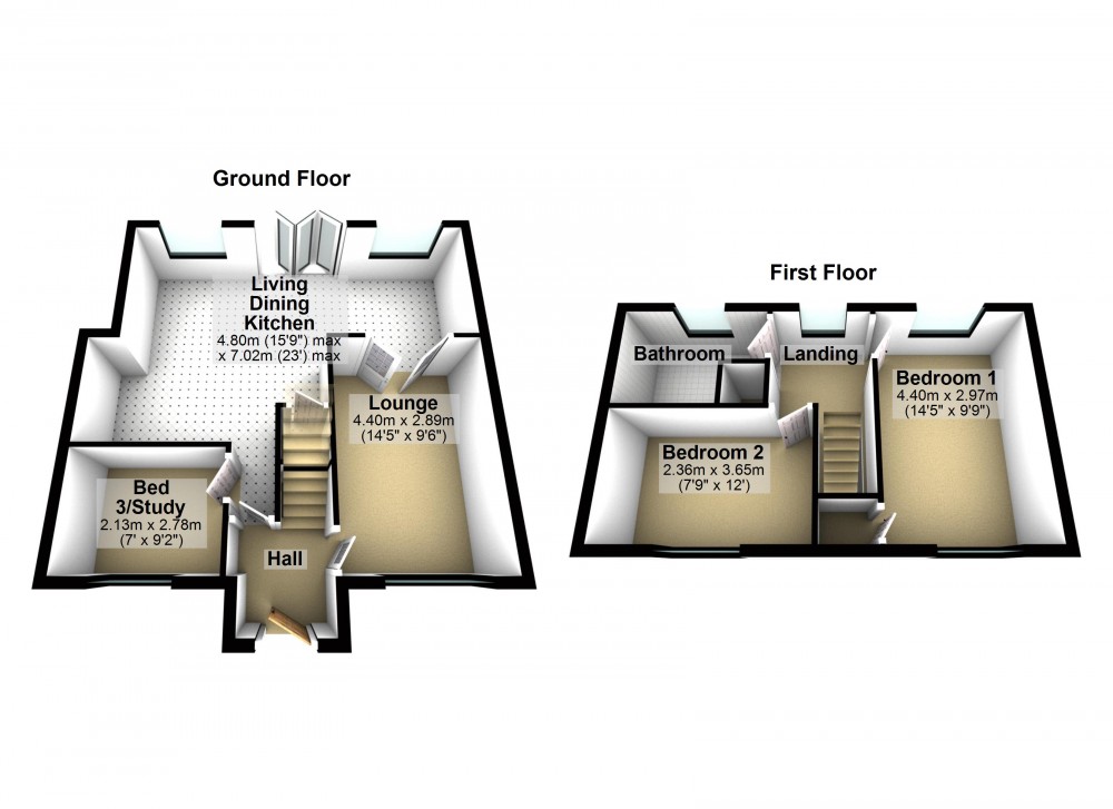 Floorplans For Honley, Holmfirth, West Yorkshire