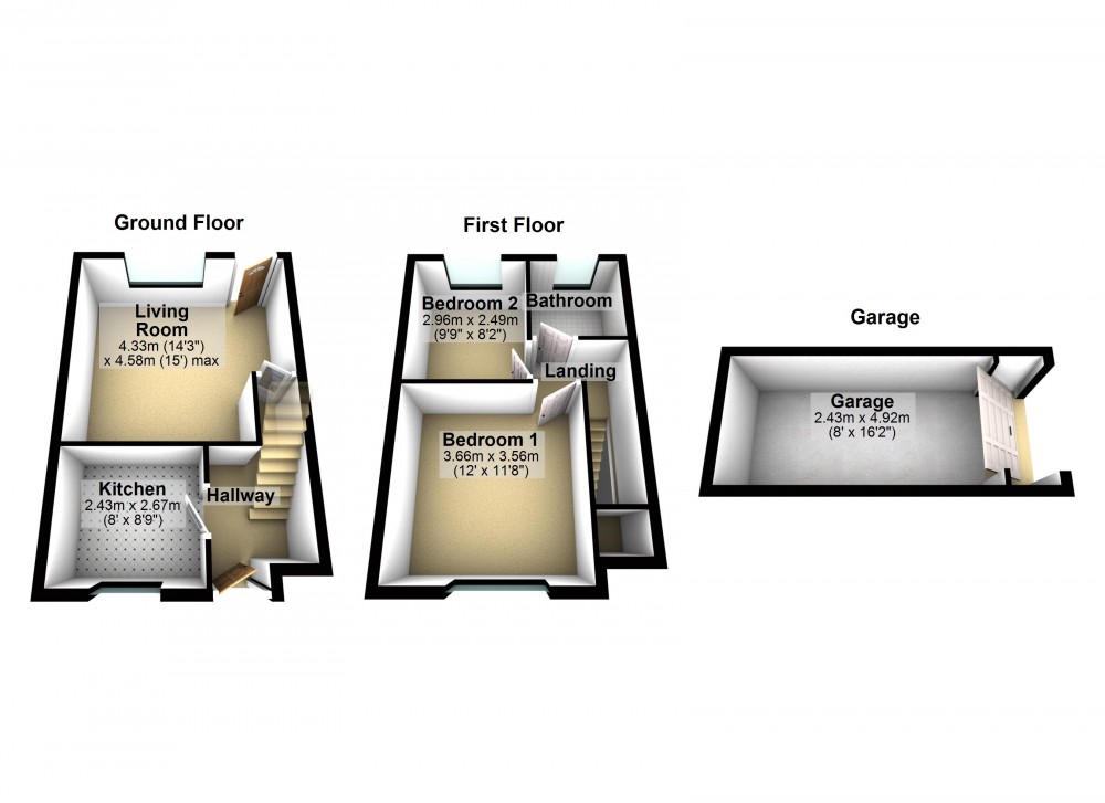 Floorplans For Honley, Holmfirth