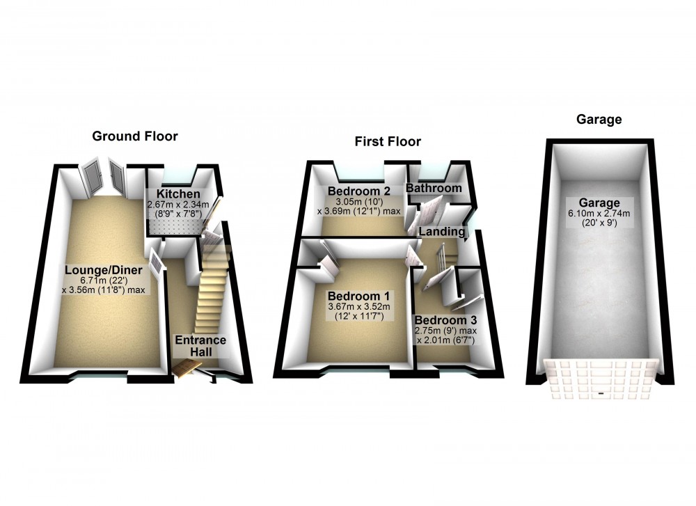 Floorplans For Honley, Holmfirth, West Yorkshire