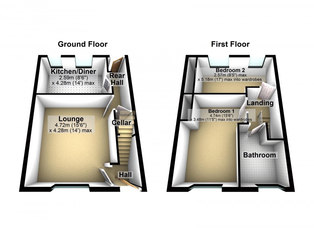 Floorplans For Slaithwaite, Huddersfield