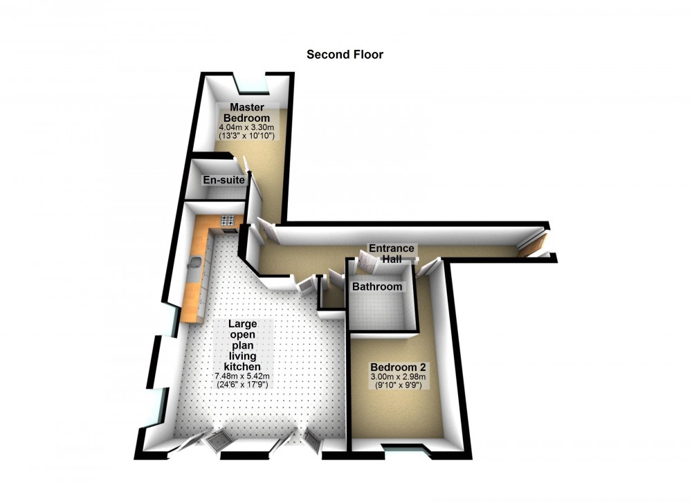 Floorplans For New Mill, Holmfirth, West Yorkshire