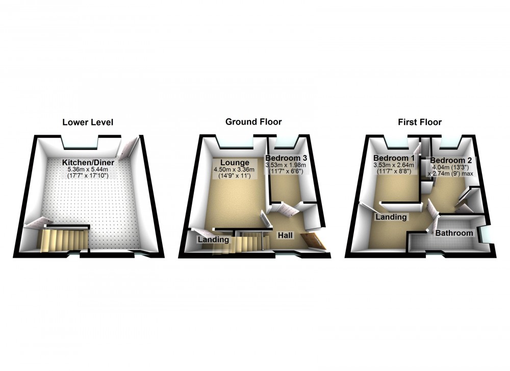 Floorplans For Hepworth, Holmfirth