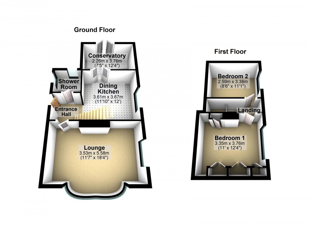 Floorplans For Honley, Holmfirth