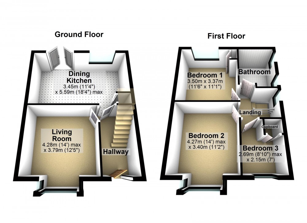 Floorplans For Meltham, Holmfirth