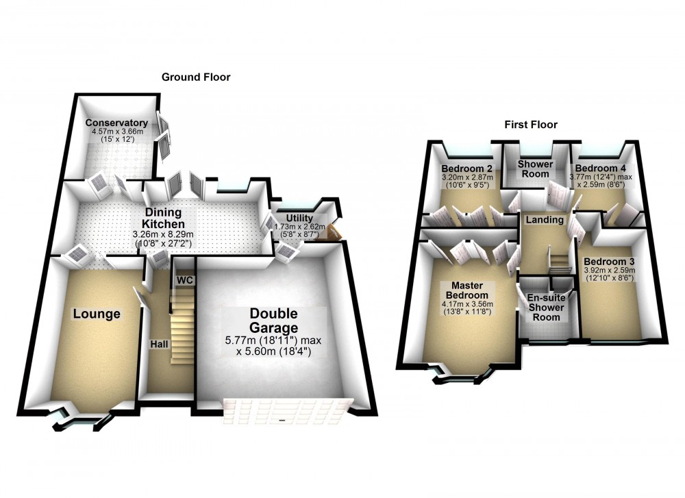 Floorplans For Fixby Park, Huddersfield