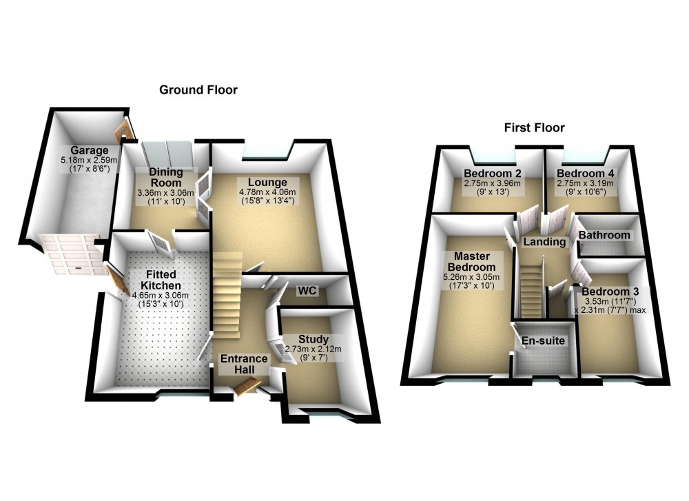 Floorplans For Beaumont Park, Huddersfield