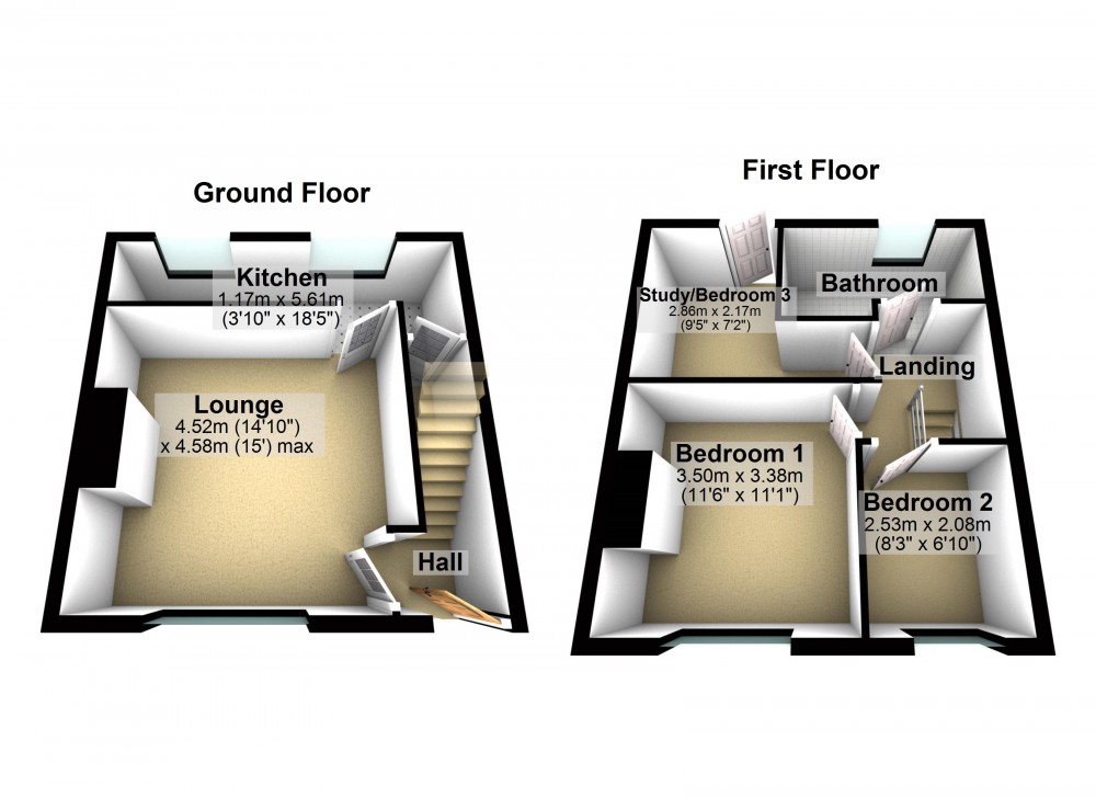 Floorplans For Honley, Holmfirth