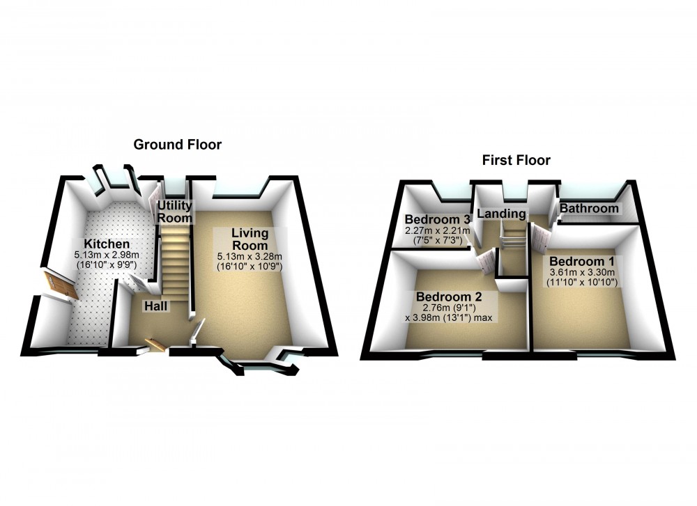 Floorplans For Netherton, Huddersfield