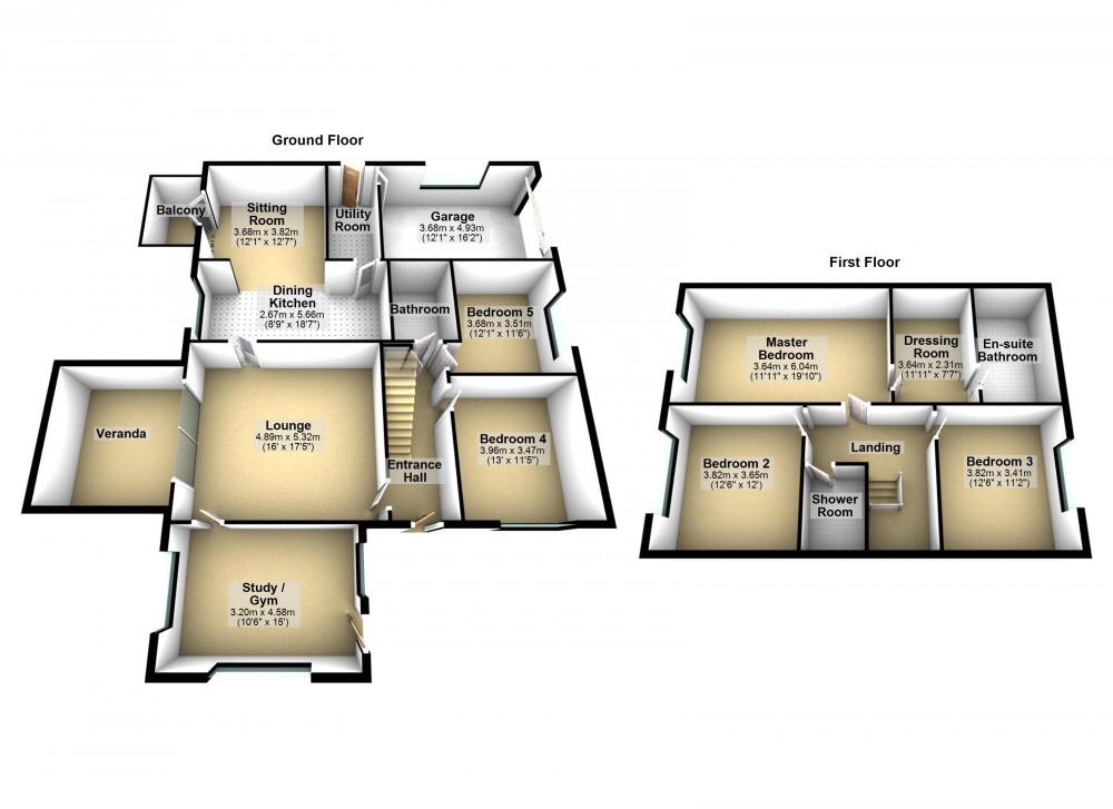 Floorplans For Upperthong, Holmfirth