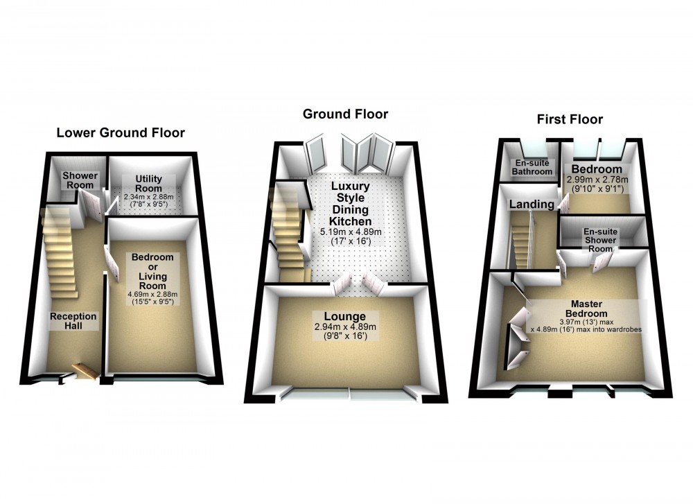 Floorplans For Netherthong, Holmfirth