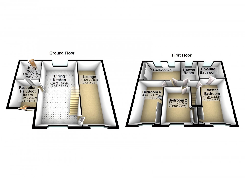 Floorplans For Brockholes, Holmfirth