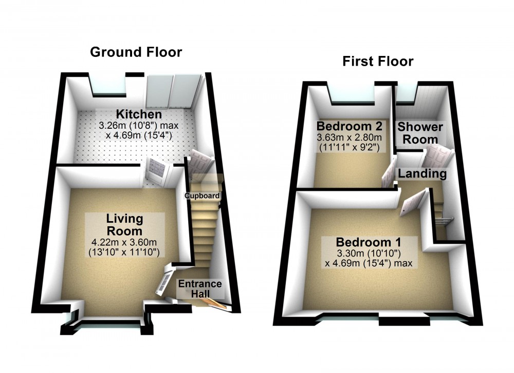 Floorplans For Dalton, Huddersfield