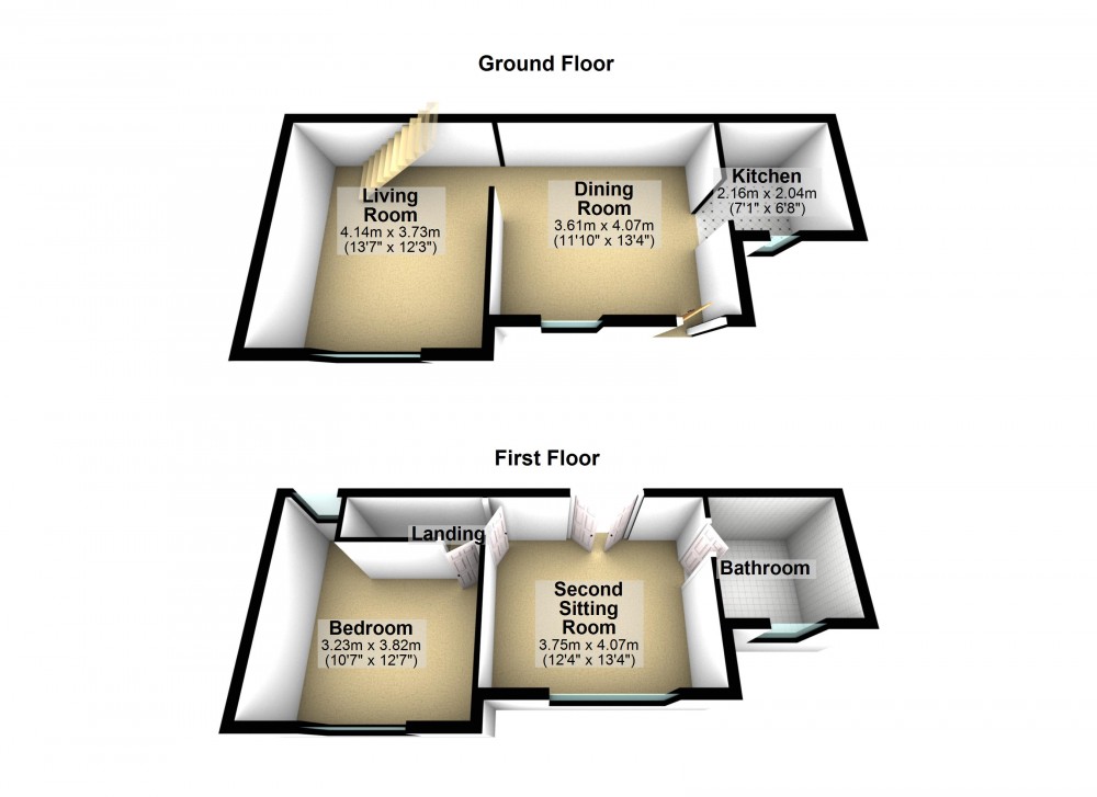 Floorplans For Jackson Bridge, Holmfirth